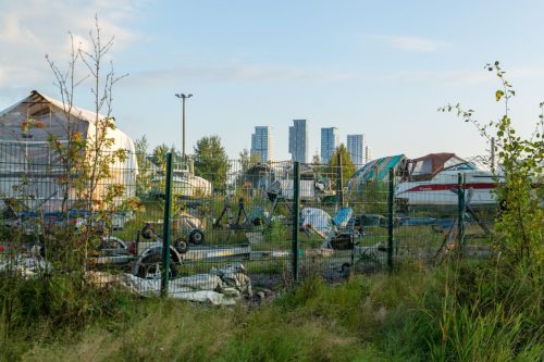 Veneiden talvisäilytys Verkkosaaressa